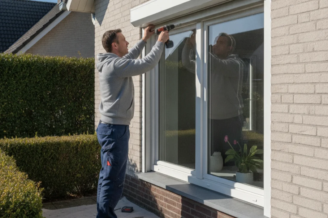 Instalación de una persiana nueva en una vivienda de Vic
